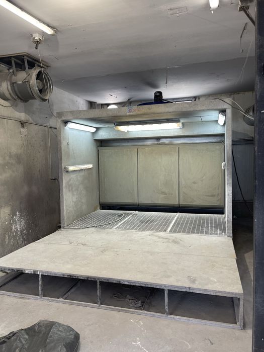 Cabina de vopsit cu perdea de apa