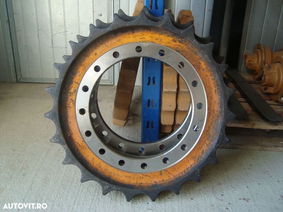 Roti dintate, roti motrice pentru excavatoare, miniexcavatoare, buldozere Caterpillar, volvo