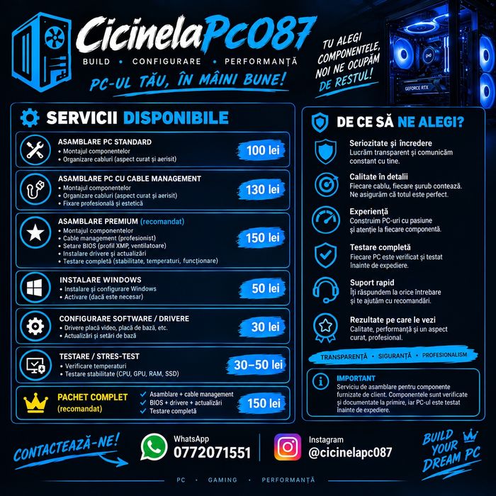 Servicii asamblări
