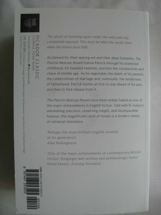 Edward St Aubyn, The Patrick Melrose Novels, 2016