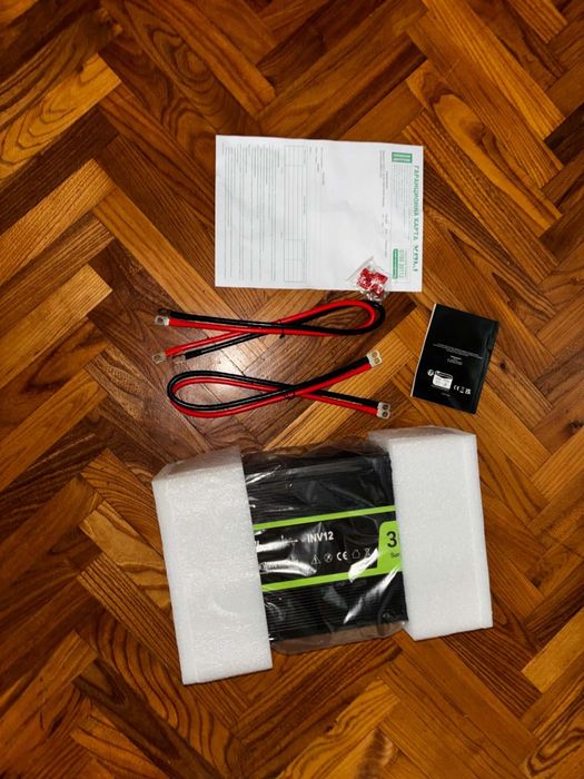 Инвертор на напрежение Green Cell Pure Sine Wave, 3000W