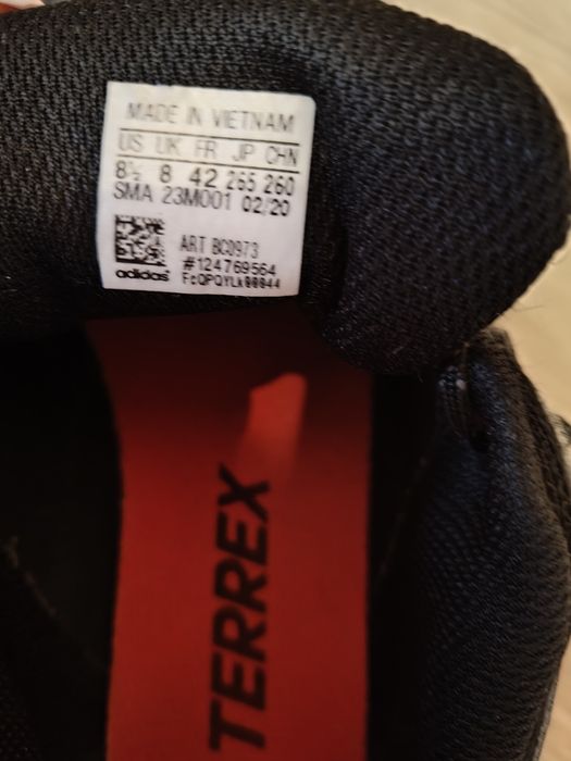 Туристически Terrex Eastrail Черен