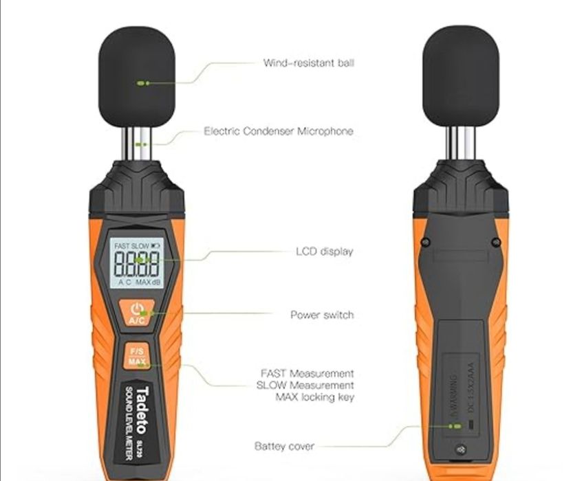Шумомер, измервател на шум