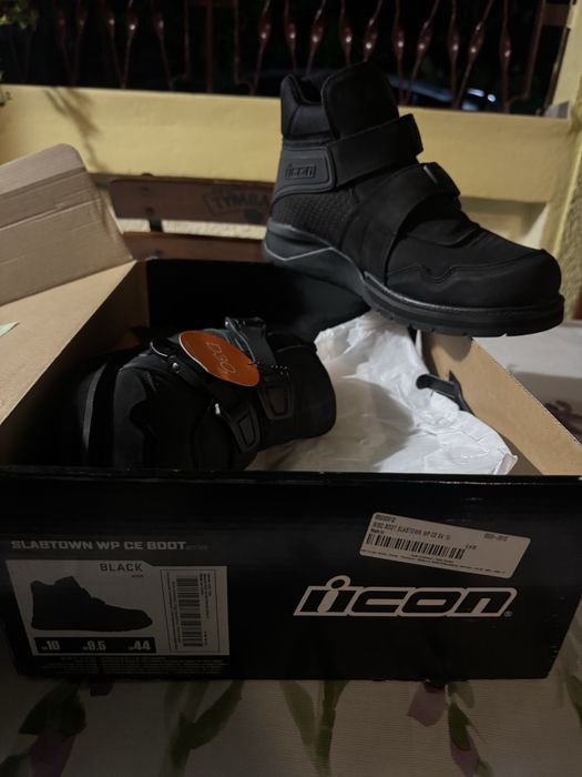 Ghete moto Icon SLABTOWN WP CE BOOT nr44