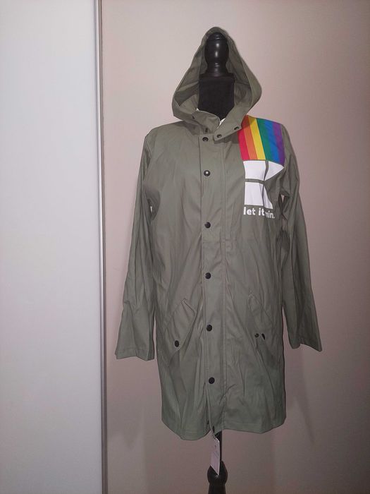 Jachetă lungă curcubeu deosebită Cătălin Botezatu si alti designeri