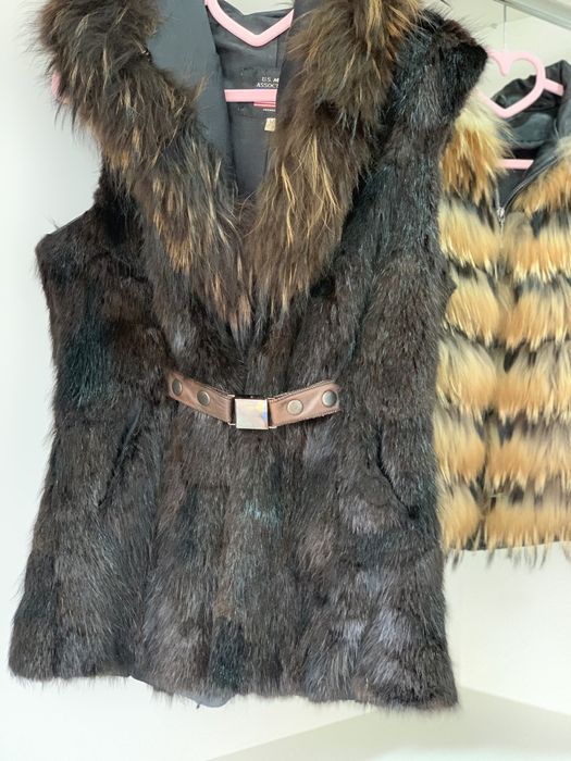 Дамски елек/ Естествен косъм/ Лисица