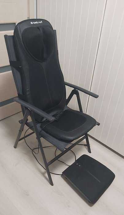 Scaun cu husa de masaj spate si picioare 3 in 1 shiatsu bile incalzire