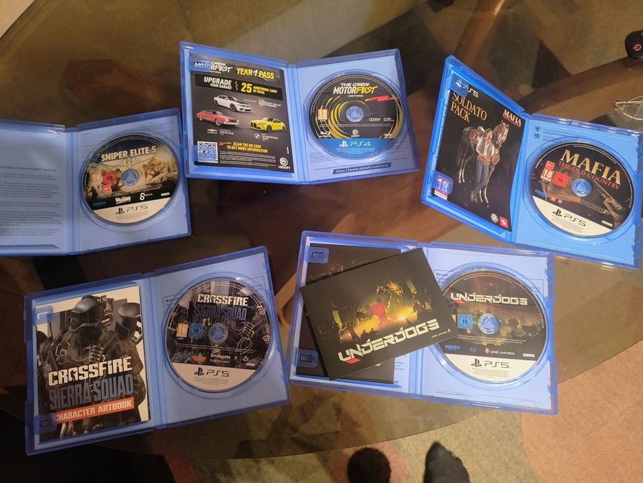Продавам 5 бр PS5 игри