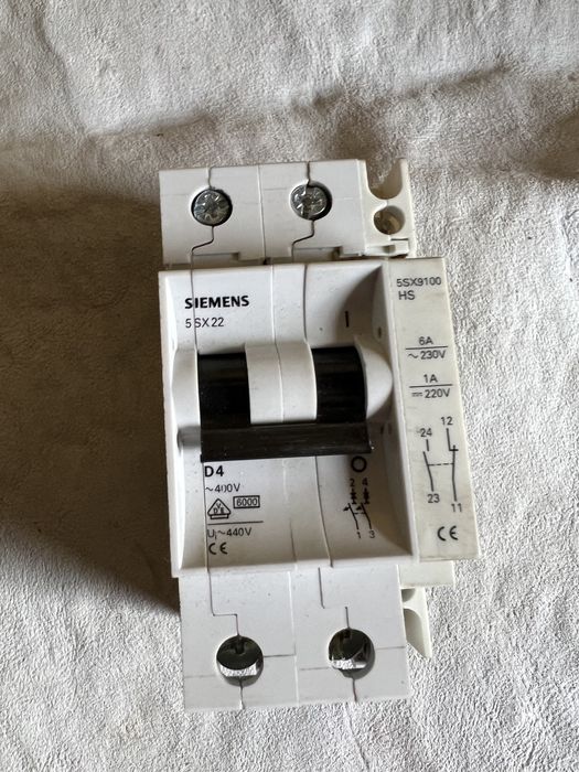 Автоматични прекъсвачи siemens