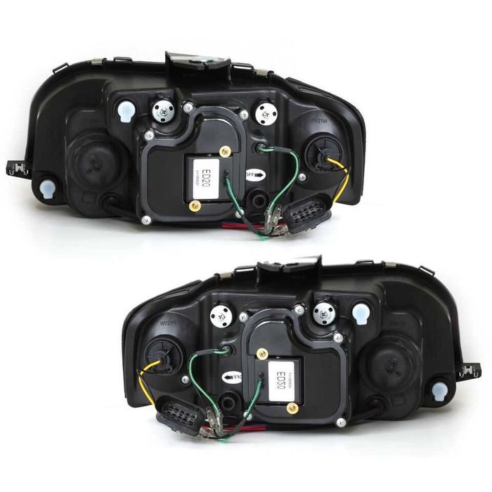 Фарове Ауди А3 8П 2003-2008 ЛЕД Тунинг Тъмни лупи Audi A3 8P Затъмнени