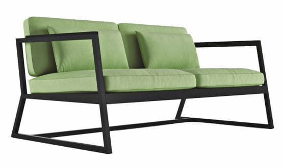 Диван лофт металлический