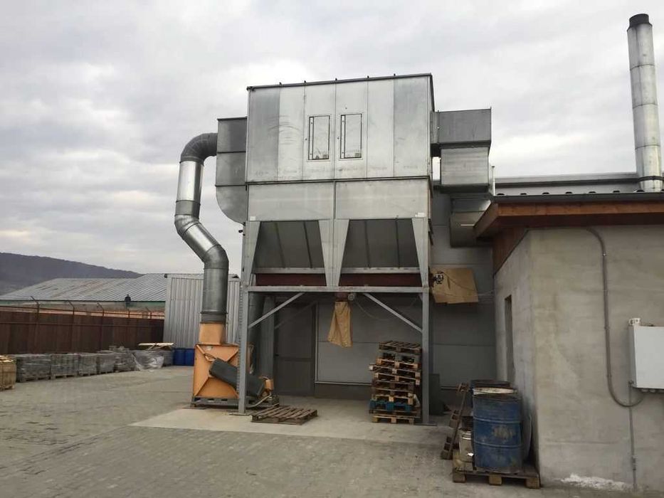Exhaustor industrial Schuko 30 kW pentru rumeguș