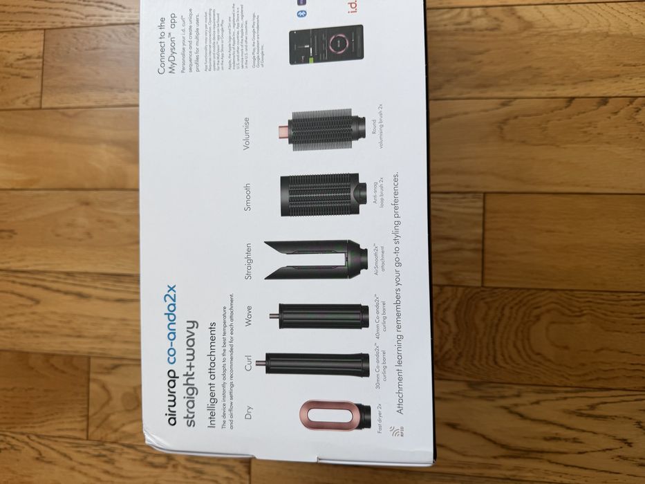 Dyson Airwrap Co-anda2x Straight+Wavy Nou Sigilat Ceramic Pink