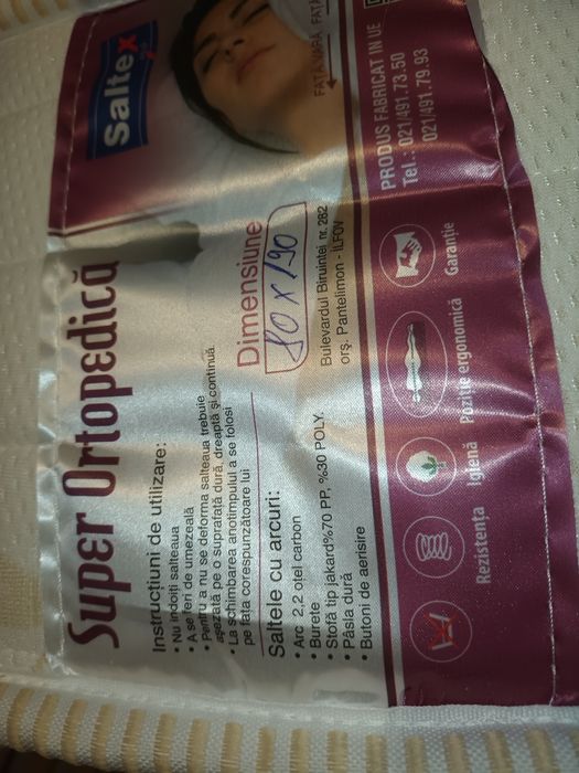 Saltea  super ortotopetica