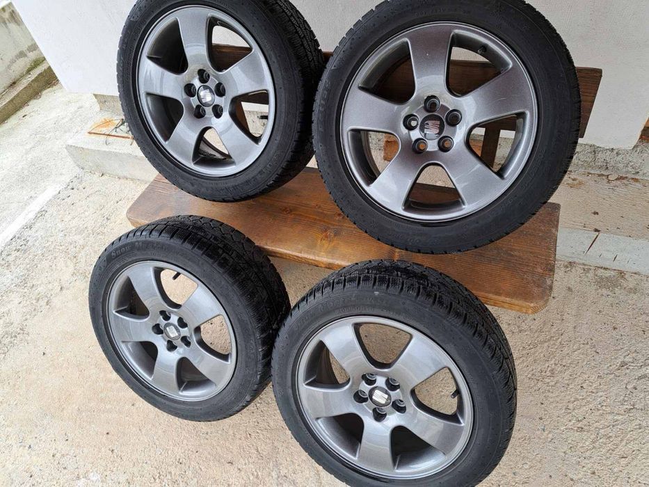 Джанти с гуми 16" 5х100 Seat Audi Vag