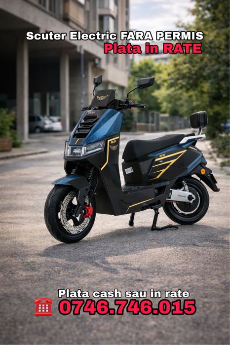 ‼️ Scuter Electric nou ‼️ FARA PERMIS ‼️ IN RATE ‼️Livrare Gratuita