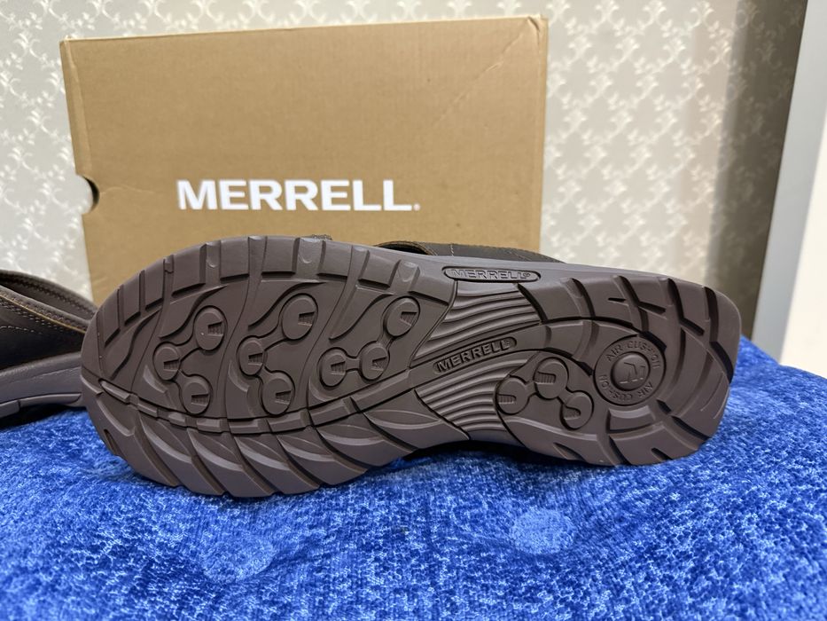 * MERRELL оригинальные шлепки из США новые 44 размер натуральная кожа