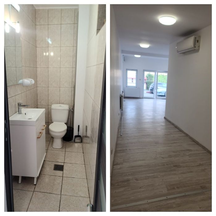 Inchiriez Spatiu Comercial 50 mp,racord gaze,toaleta,inclus net si  tv