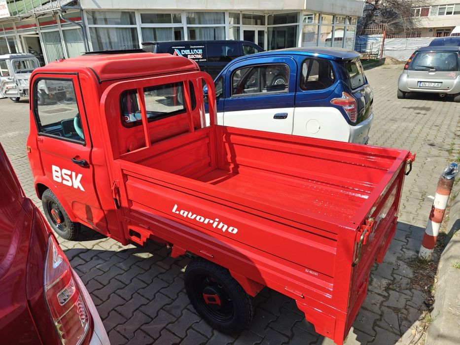 Nou ! 2026, Fara Permis ! Camioneta electrica, motor 1500w, model BSK Lavorino, acumulator 58AH, viteza maxima 25km/h