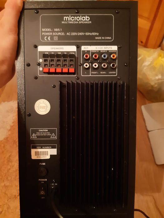 Продам сабвуфер microlab x8/5.1