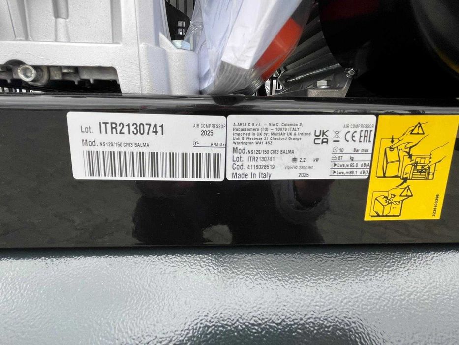 Compresor nou cu Piston - BALMA 2.2kw, 10 Bar, 150 L, cod 596