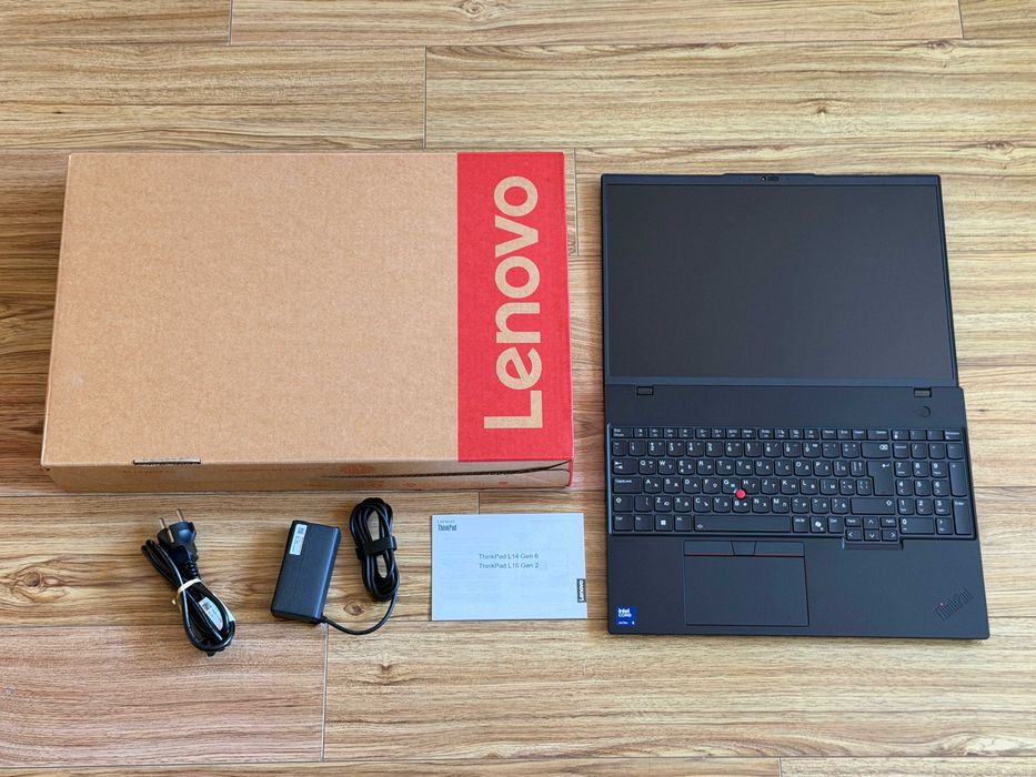 НОВ Lenovo ThinkPad L16 Gen 2`Ultra 5 225U 16GB DDR5 512GB NVMe WUXGA 400 Nits Гаранция 30 Месеца