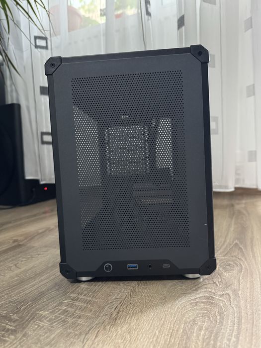 Carcasa mini tower pc Jonsbo C6 Max Tempered Glass - Negru