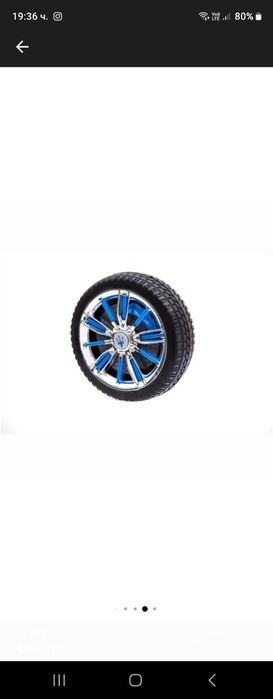 Електрическа кола за деца, Mappy Maserati Alfieri, Черна