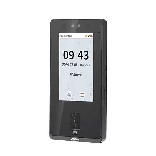Face id/отпечаток Терминал рабочего времени ZKTECO SenseFace 4A+ПО