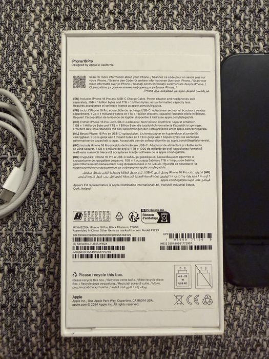 Iphone 16 pro - 256 gb