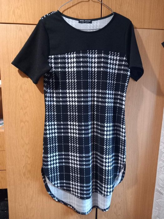 Черно-бяла туника