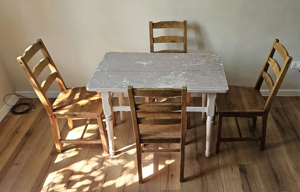 Masa de lemn pretabila interior si exterior/masa de lucru