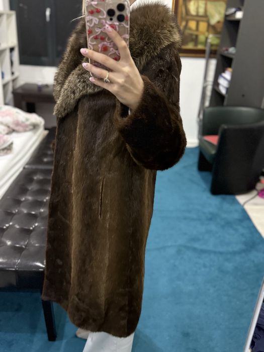 Blana lunga vizon M-L fara niciun defect