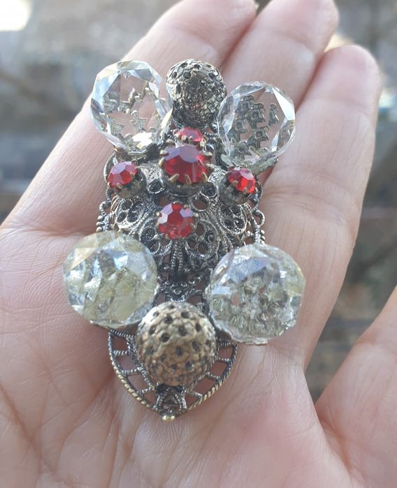 Брошь чехославакия Тадж махал редкая