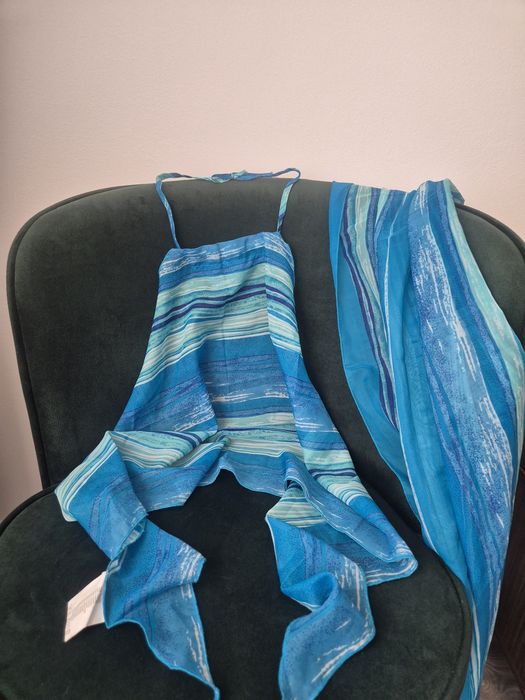 Srt pentru plaja (top si rochie)