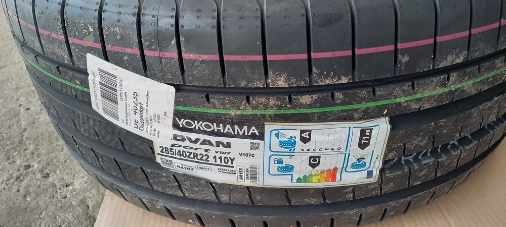 Гума YOKOHAMA ADVAN SPORT 285 40 ZR22  джанта AMG G63  22"
