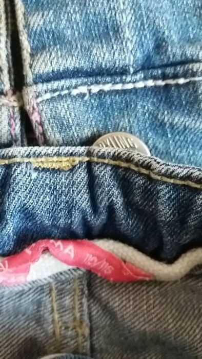 Продавам дънков комплект.Яке 104 см 3_4 год.Пола 110-116см