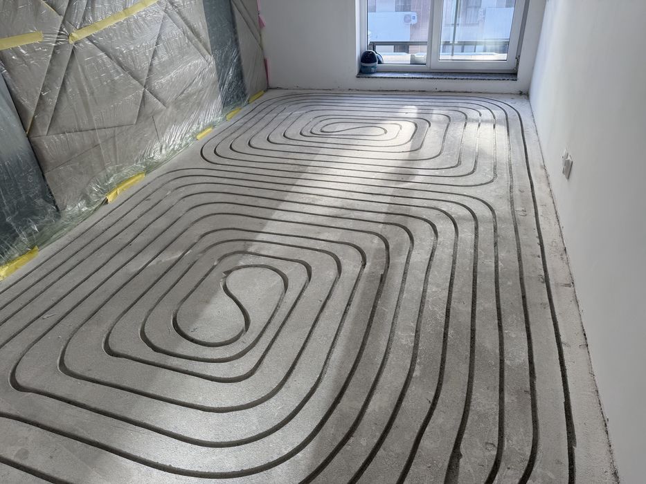 Incalzire in pardoseala prin canelare fara inaltare