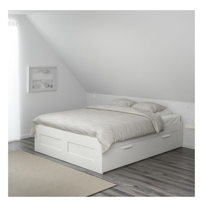 Кровать IKEA Бримнэс, белый