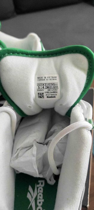 Reebok Question Green Toe