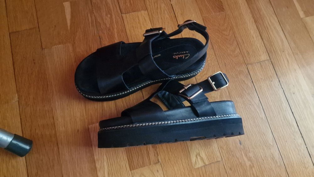 Дамски сандали естествена кожа