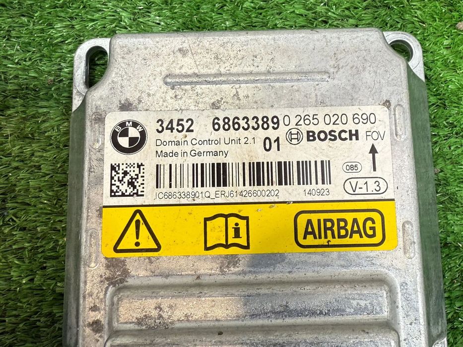 AIRBAG CALCULATOR  (4 BUC. ) BMW 116I SERIA 1 F20 F21 2012 2011-2019 / BMW 320D F30 F31 SERIA 3 2.0 DIESEL 2012 2011-2019 COD OEM 3452685869801 3452686275601 3452686338901 3452685631401