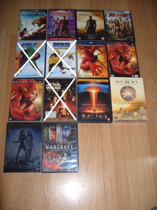 Анимации и филми на DVD