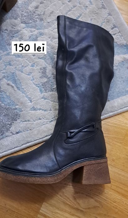 Cizme piele, nepurtate