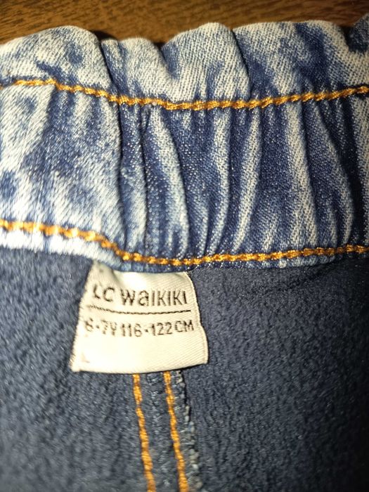 Ватирани дънки за момиче размер 116  LC Waikiki