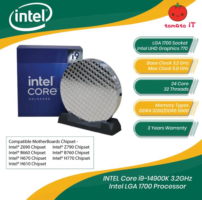 Intel I9 14900K 3.2Ghz