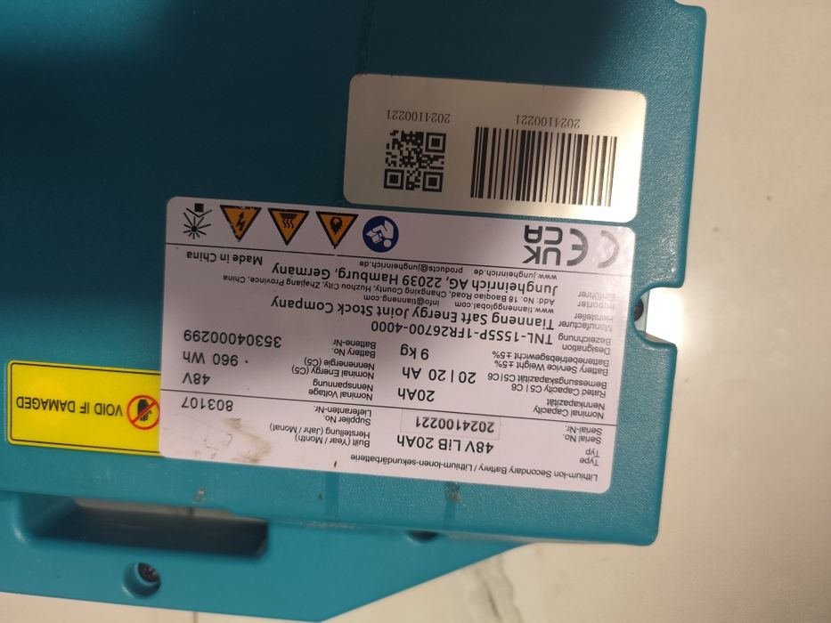 Baterie 48v Li Ion 20A