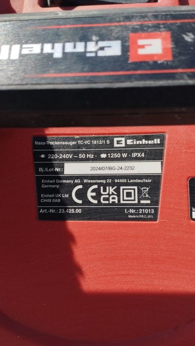 Прахосмукачка строителна  Einhell