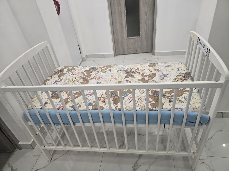 Pătuț babyneeds alb