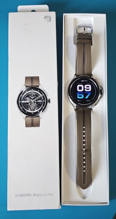 Vând ceas Xiaomi Watch 2 Pro, Bluetooth, Silver Case Brown